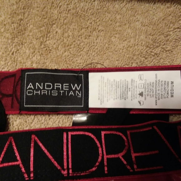 Andrew Christian Inferno Lattice Thong - Picture 5 of 7